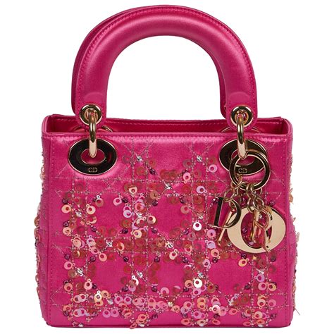 lady dior pink canvas|Dior handbags.